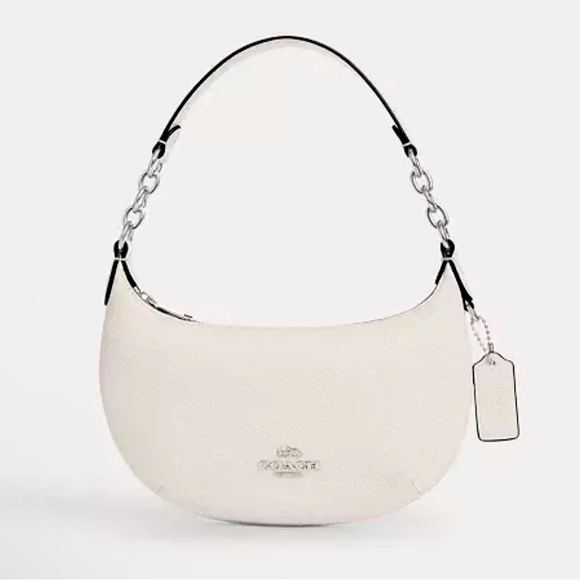 Coach Mini Payton Bag! NWT Silver/Chalk - Picture 4 of 11